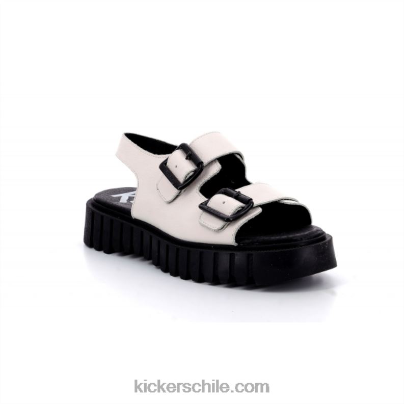 Kickers patada falk blanco 4PZ0T85 mujer