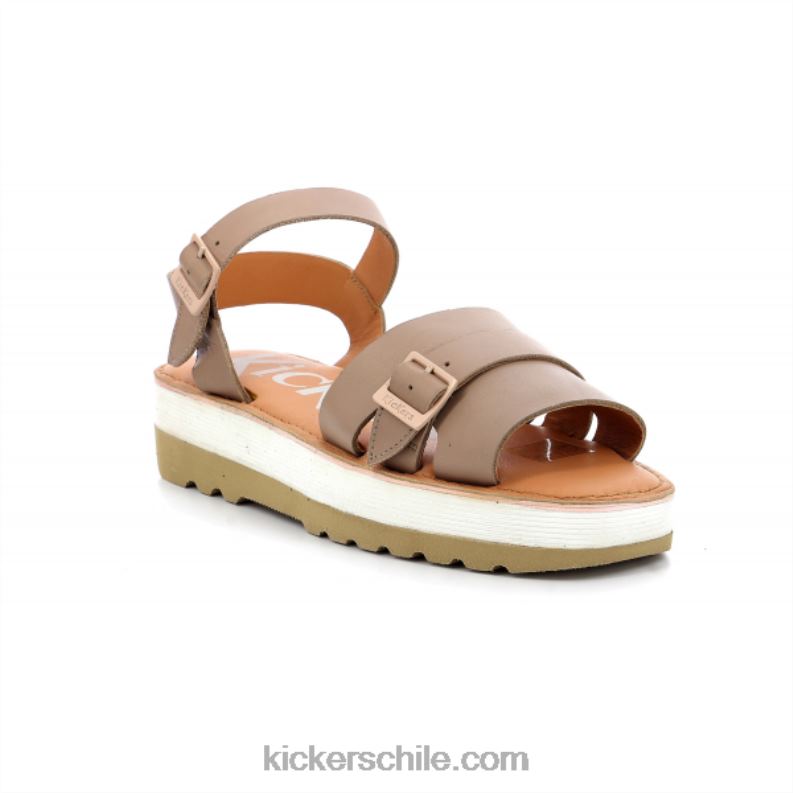 Kickers patada hola atardecer beige claro 4PZ0T119 mujer