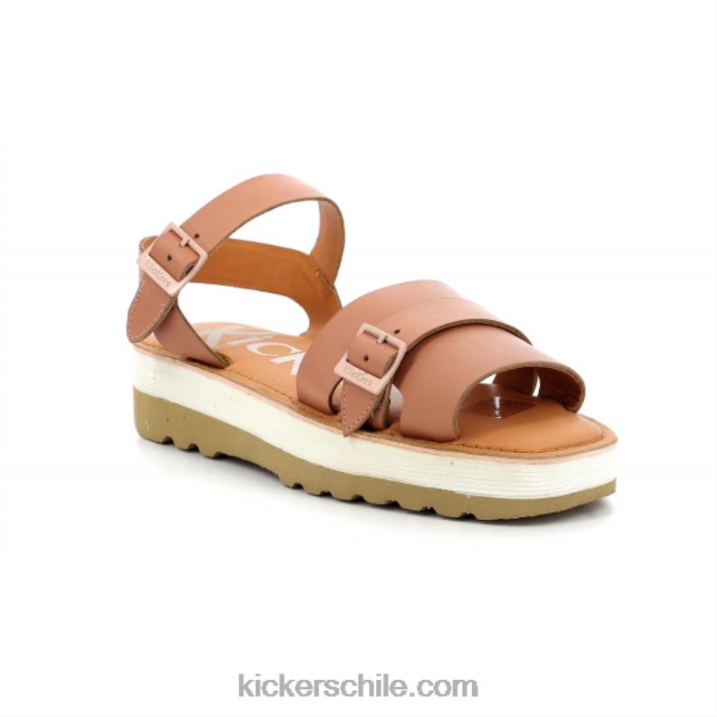 Kickers patada hola atardecer beige claro 4PZ0T120 mujer