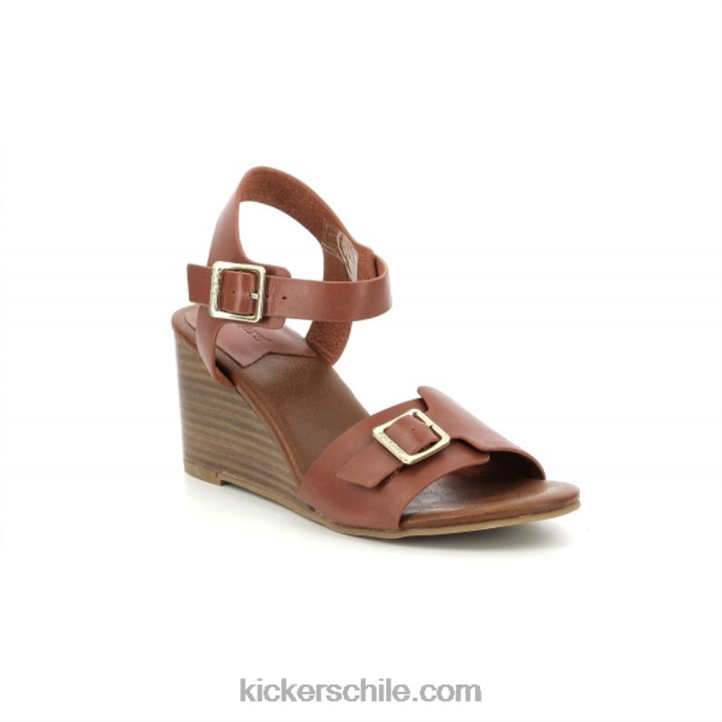 Kickers patada vudú ladrillo marrón 4PZ0T61 mujer