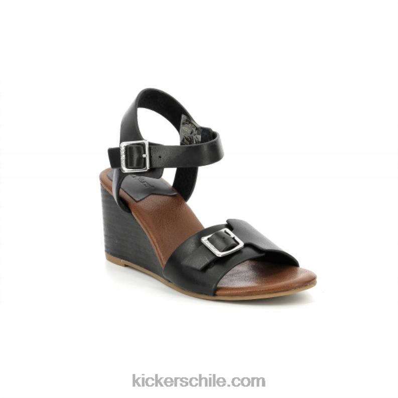 Kickers patada vudú negro 4PZ0T60 mujer