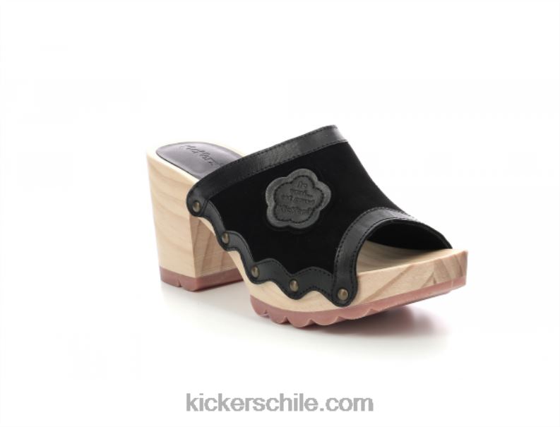 Kickers patada woodstok negro 4PZ0T8 mujer