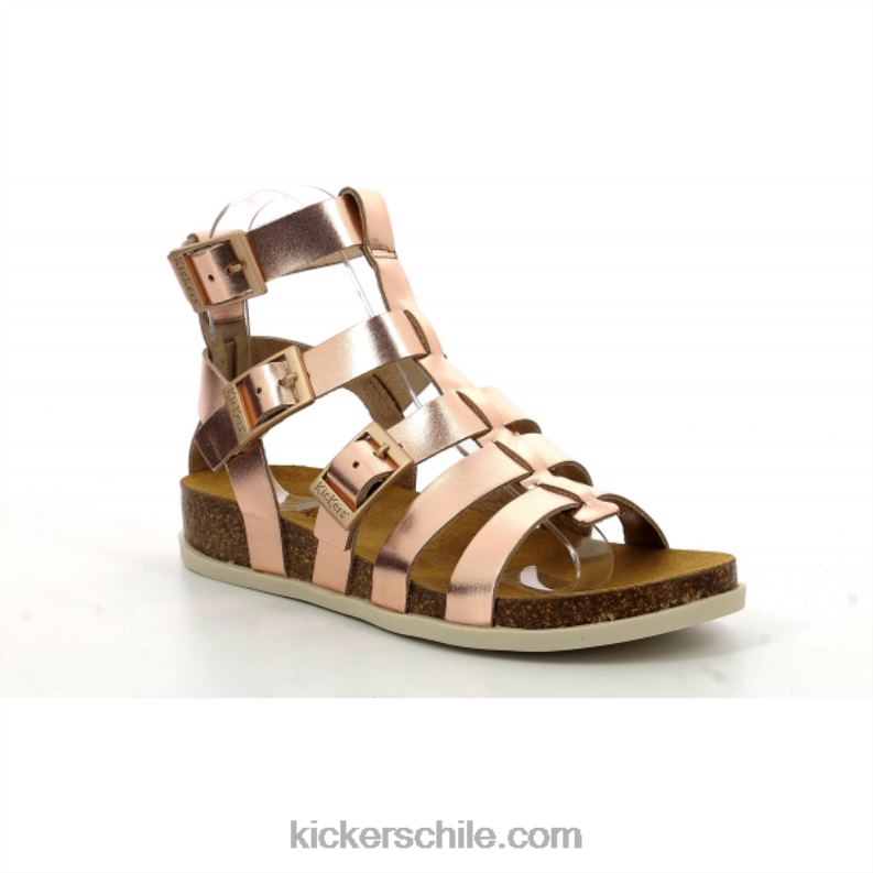 Kickers patear alexa oro rosa 4PZ0T111 mujer