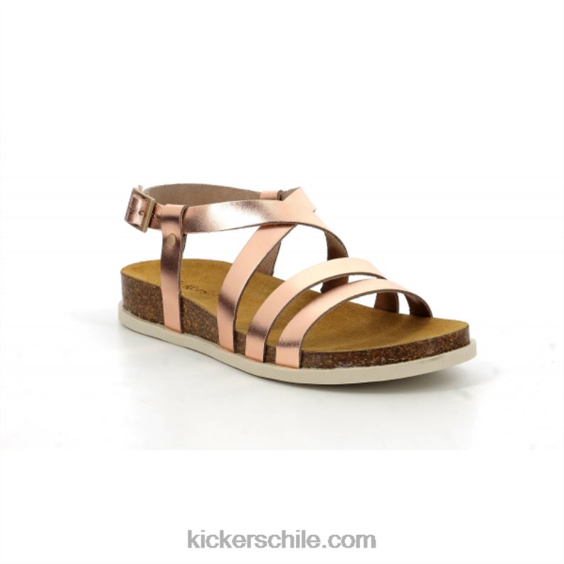 Kickers patear alice oro rosa 4PZ0T128 mujer