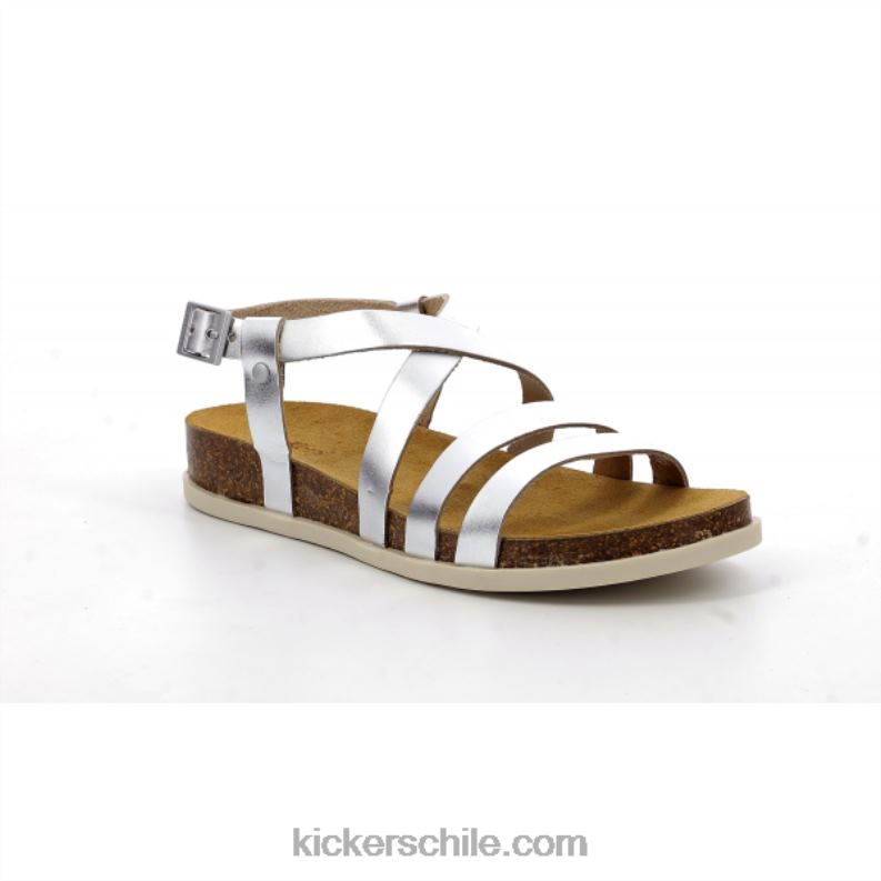 Kickers patear alice plata 4PZ0T127 mujer