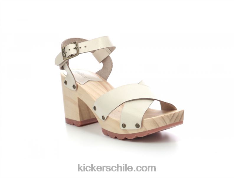 Kickers patear sabio fuera de blanco 4PZ0T2 mujer