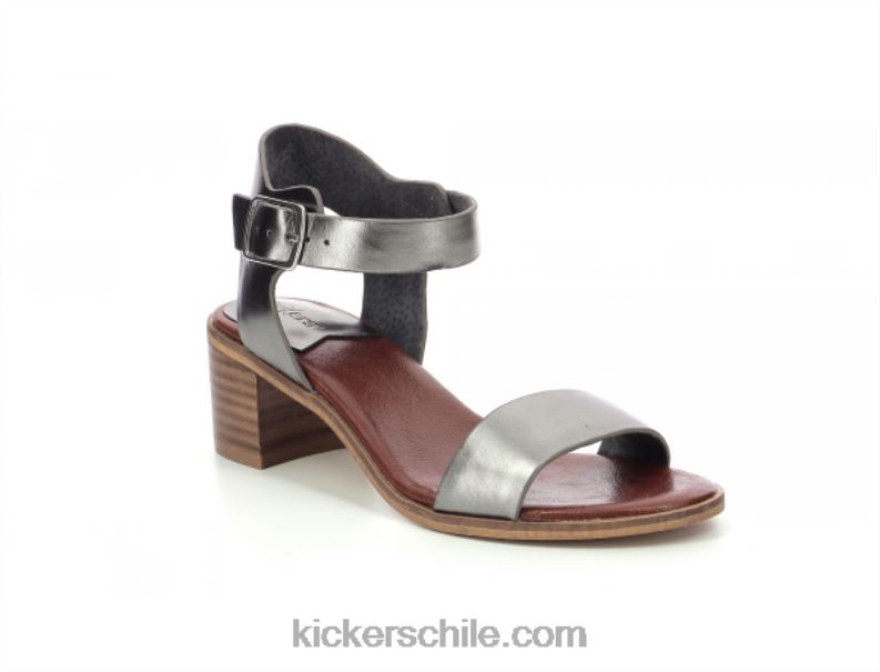 Kickers volou plata oscuro 4PZ0T34 mujer