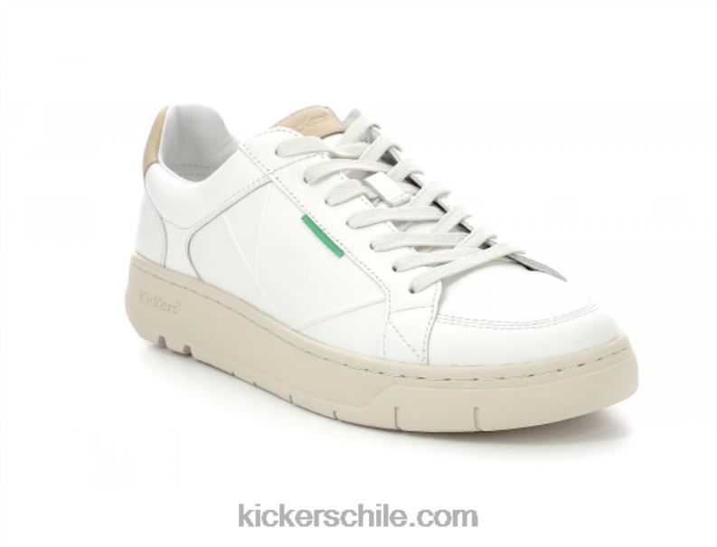 Kickers cuenta de patadas blancas 4PZ0T168 mujer