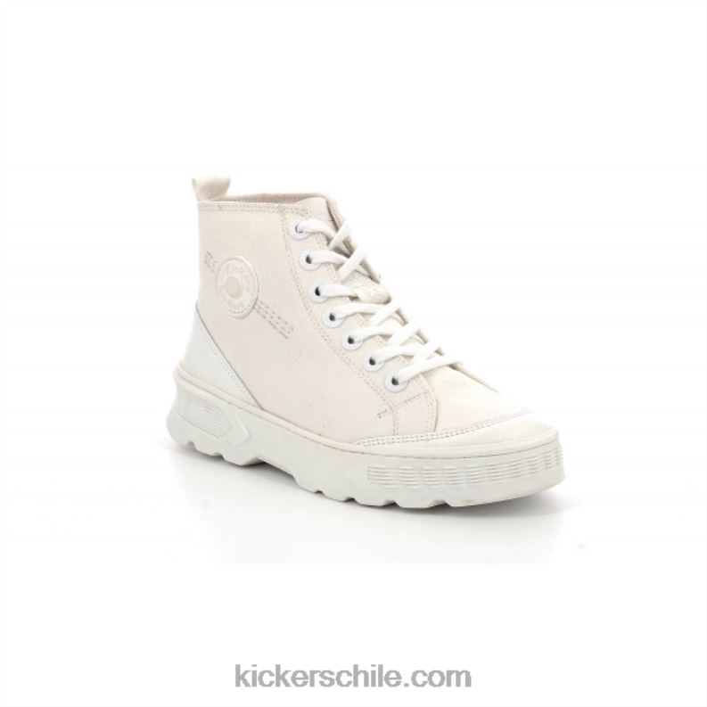 Kickers patear camino blanco 4PZ0T161 mujer