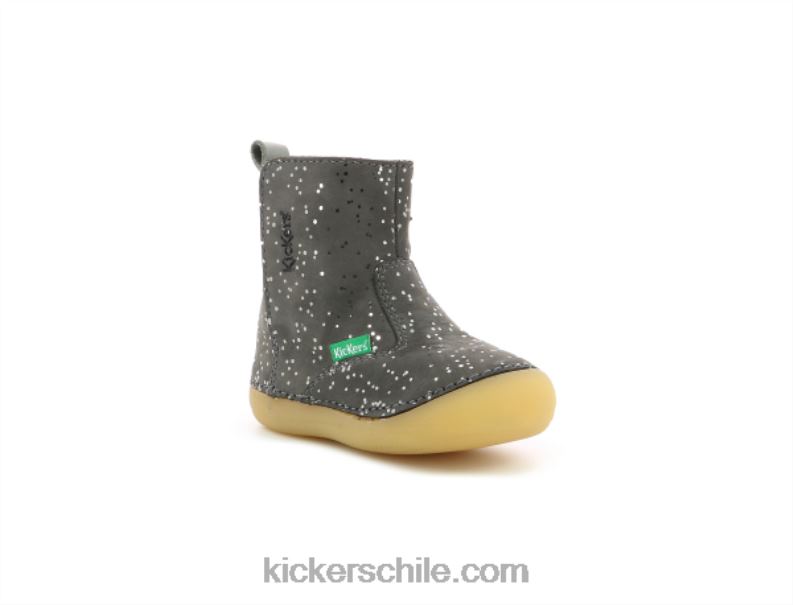 Kickers socool gris metalizado 4PZ0T1015 niños