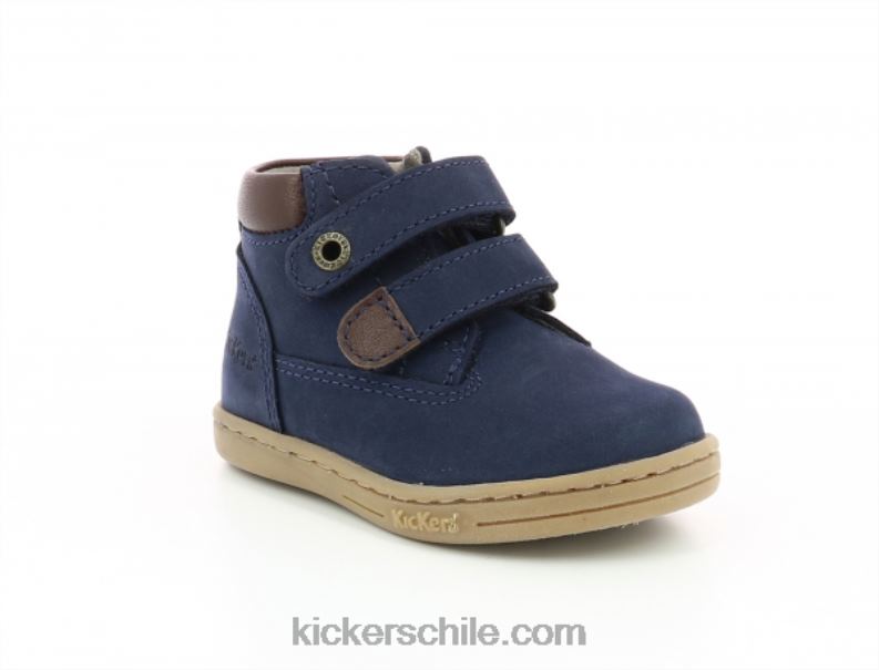 Kickers azul marino pegajoso 4PZ0T844 niños