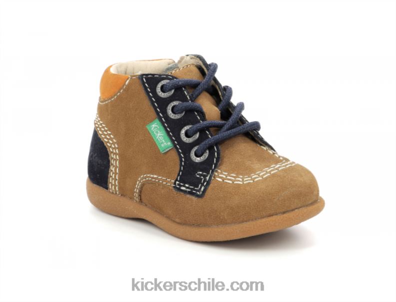 Kickers babystan cremallera camello 4PZ0T925 niños