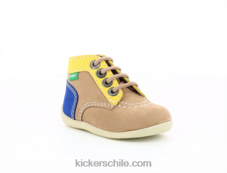 Kickers bombón-2 beige claro 4PZ0T807 niños