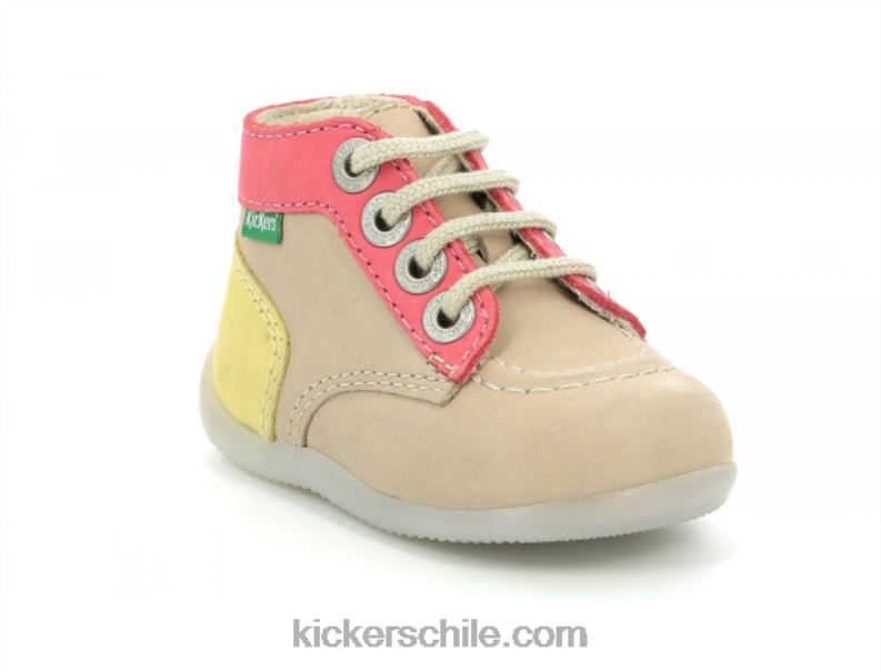 Kickers bombón-2 beige oscuro 4PZ0T809 niños