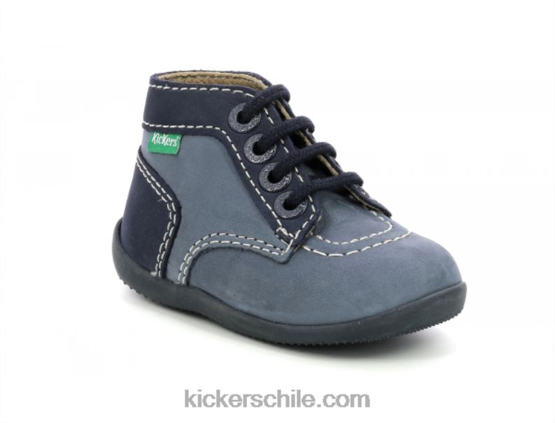 Kickers bombon-2 azul vaquero 4PZ0T852 niños