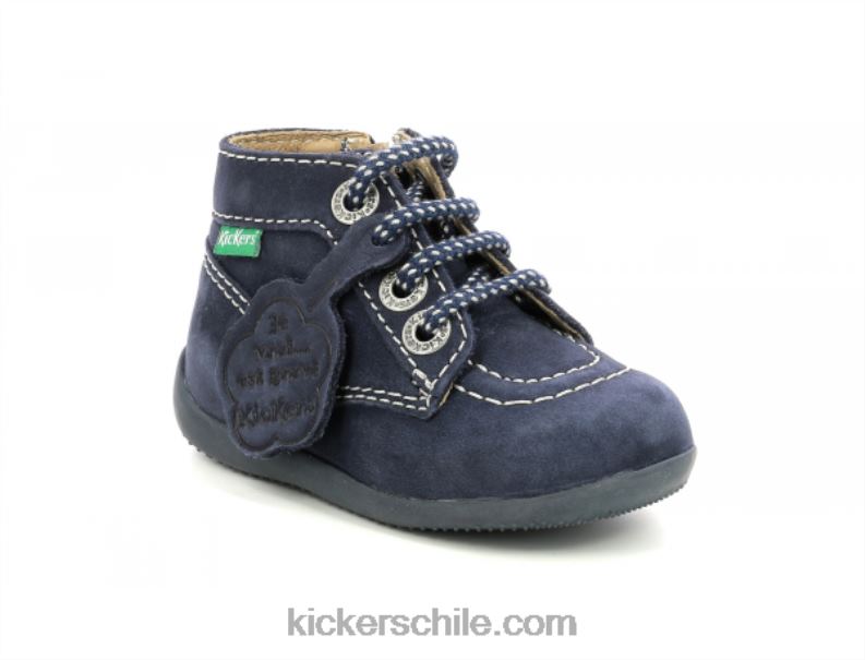 Kickers bonzip-2 azul marino 4PZ0T858 niños