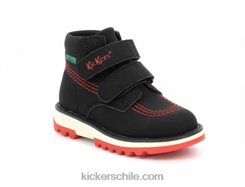 Kickers kickfun negro brillante 4PZ0T811 niños