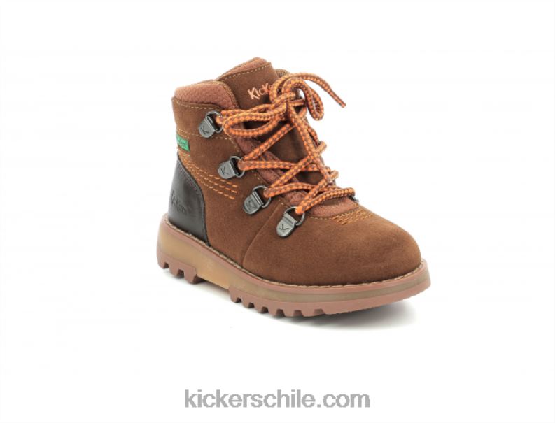 Kickers kicknature marrón naranja 4PZ0T816 niños