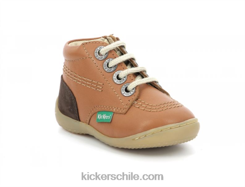 Kickers mirada marrón camello 4PZ0T850 niños