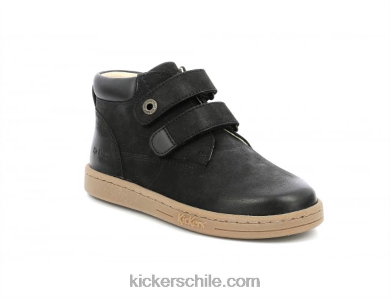 Kickers negro pegajoso 4PZ0T916 niños