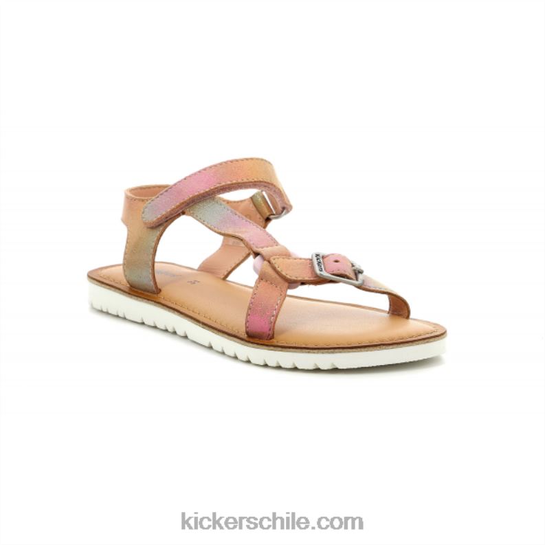 Kickers arcoiris rosa braska 4PZ0T729 niños