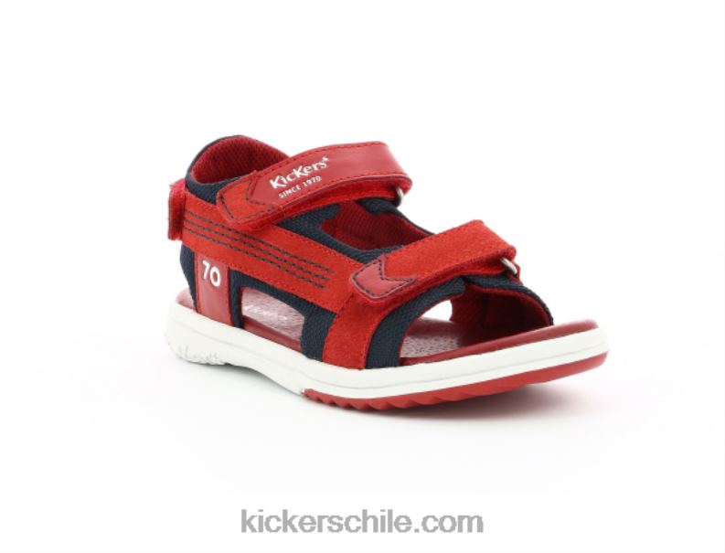 Kickers avión rojo azul marino 4PZ0T640 niños