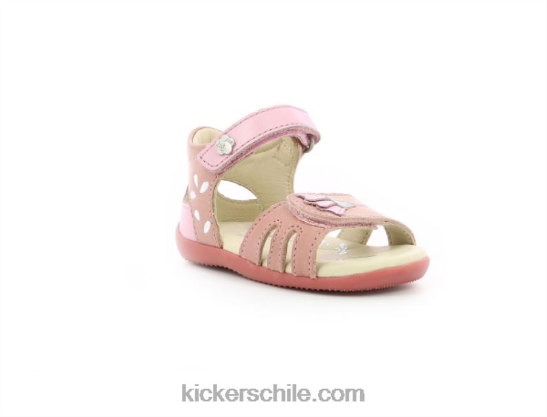 Kickers bichetta plata rosa claro 4PZ0T740 niños