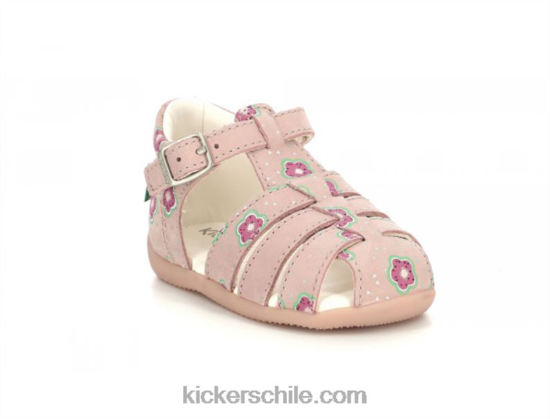 Kickers bigfly-2 flor rosa 4PZ0T546 niños