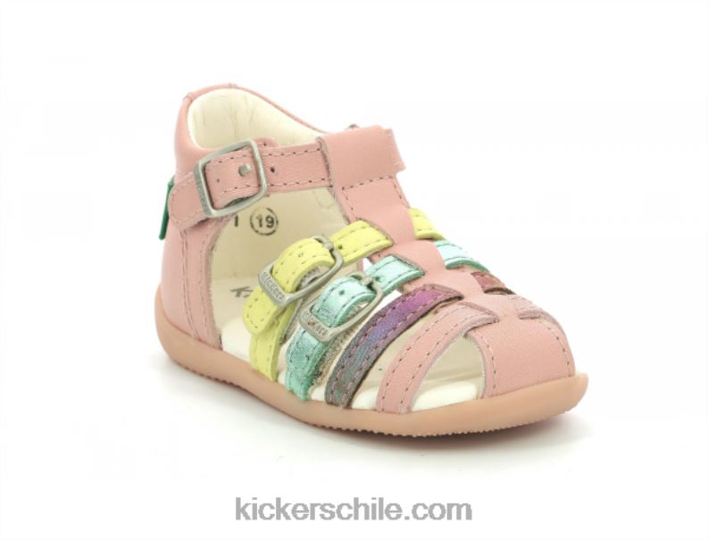 Kickers bigfor rosa claro multico 4PZ0T424 niños