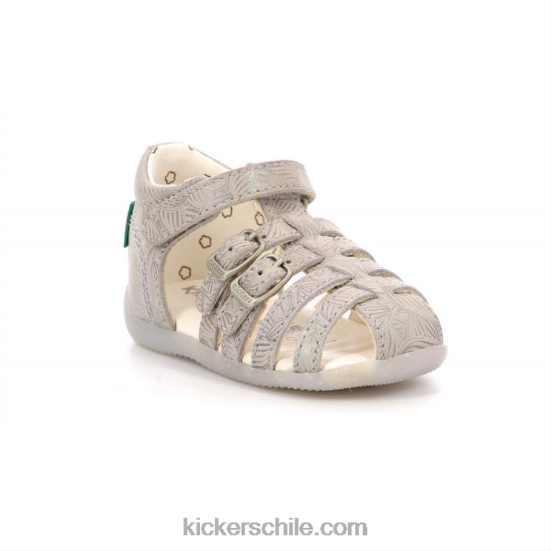 Kickers bigkro beige claro iridiscente 4PZ0T721 niños