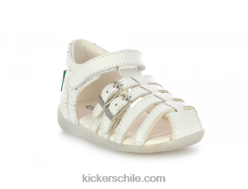 Kickers bigkro blanco perfo 4PZ0T534 niños