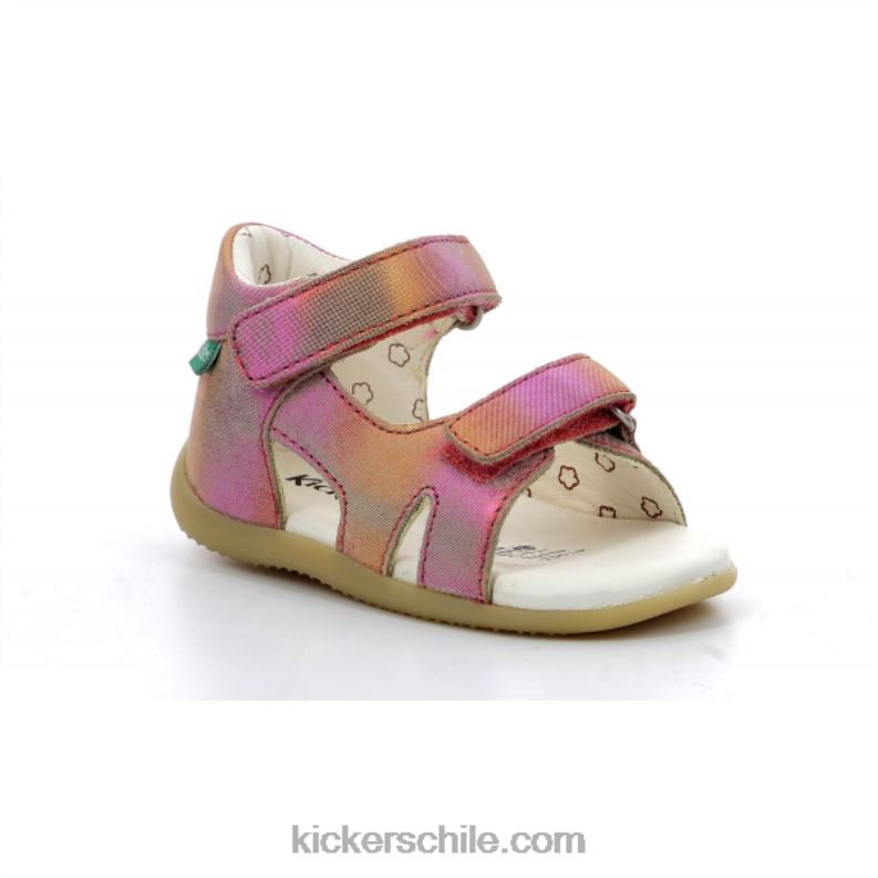 Kickers binsia-2 arcoiris rosa 4PZ0T609 niños