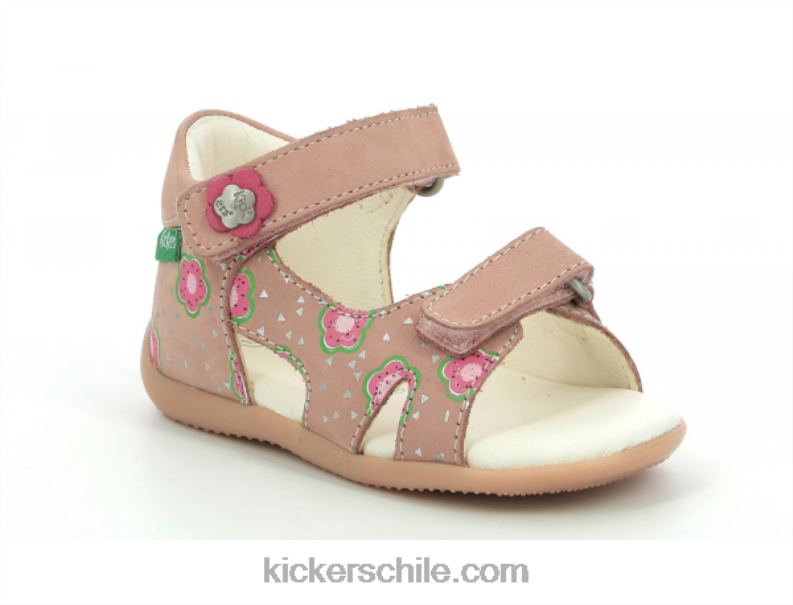 Kickers binsia-2 flor rosa 4PZ0T381 niños