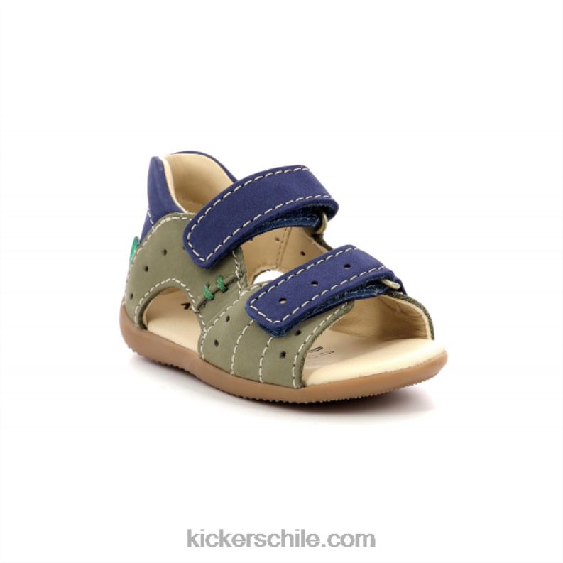 Kickers boping-2 azul caqui 4PZ0T664 niños