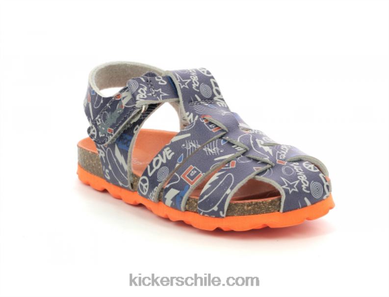 Kickers calle de la marina de verano 4PZ0T395 niños