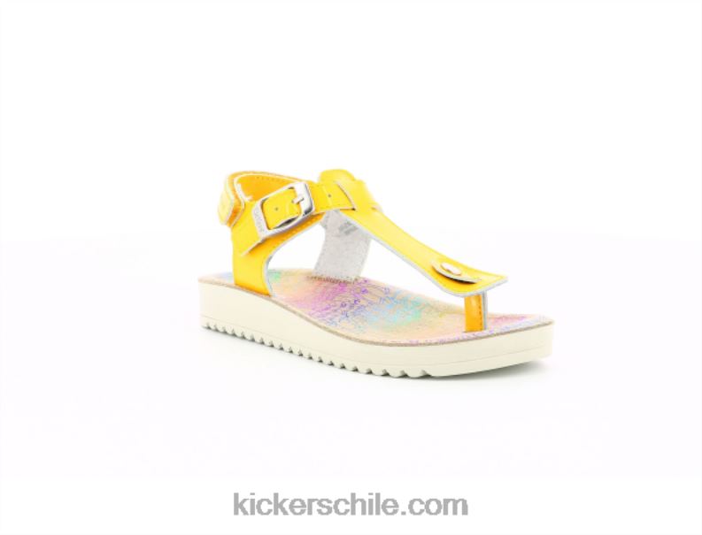 Kickers charol amarillo odysse 4PZ0T763 niños