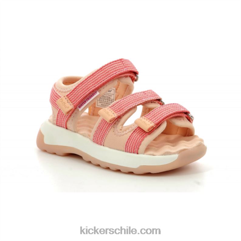 Kickers coral rosa kikco 4PZ0T495 niños