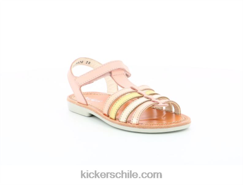 Kickers cosmetick rosa oro metalizado 4PZ0T482 niños