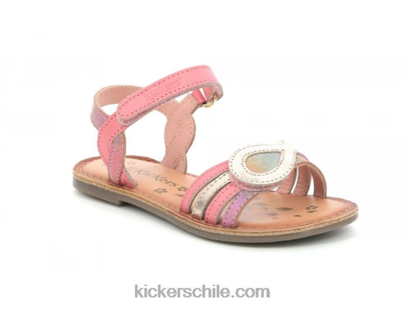 Kickers desechable rosa arcoiris 4PZ0T513 niños