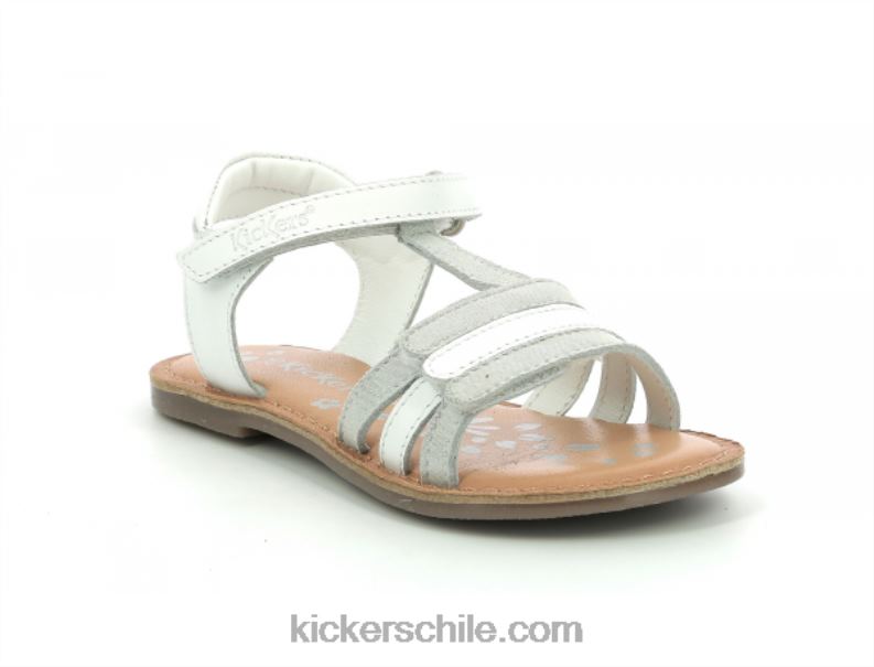 Kickers diamante blanco plata 4PZ0T505 niños