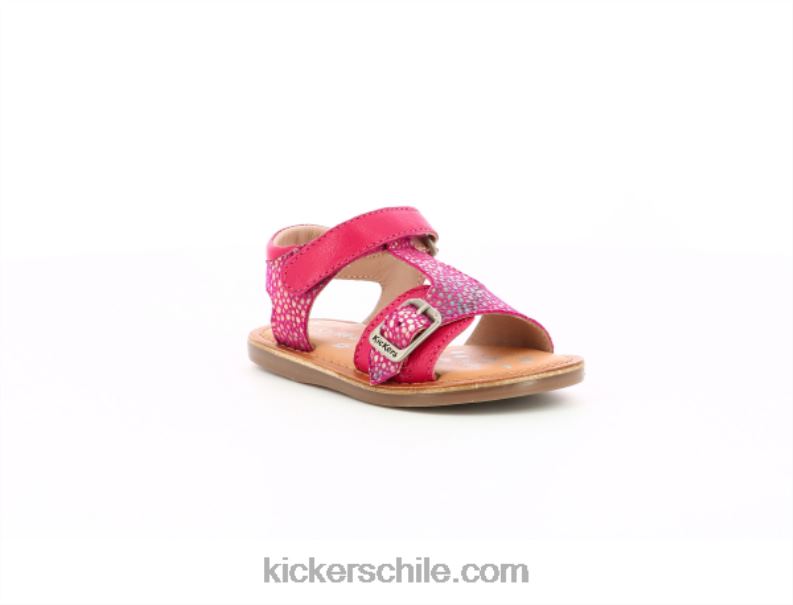 Kickers diazz rosa oscuro estampado 4PZ0T464 niños