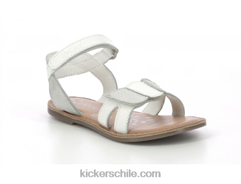 Kickers disdana blanco plata 4PZ0T683 niños