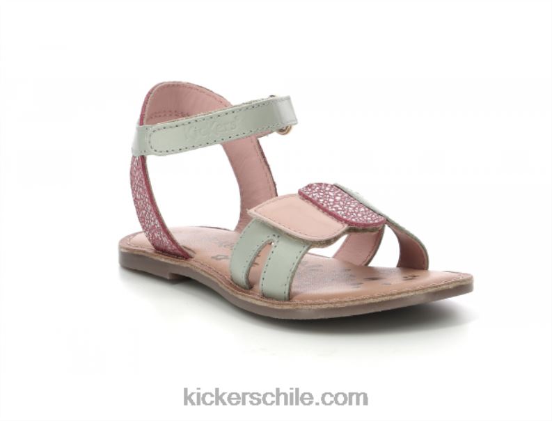 Kickers disdana rosa verde claro 4PZ0T469 niños