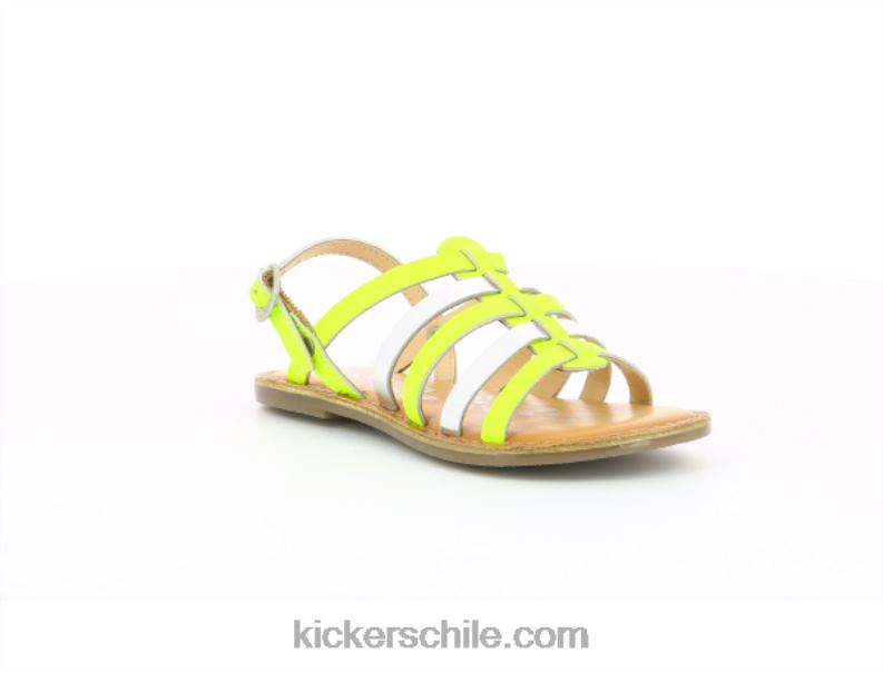 Kickers dixon amarillo neón plata 4PZ0T408 niños