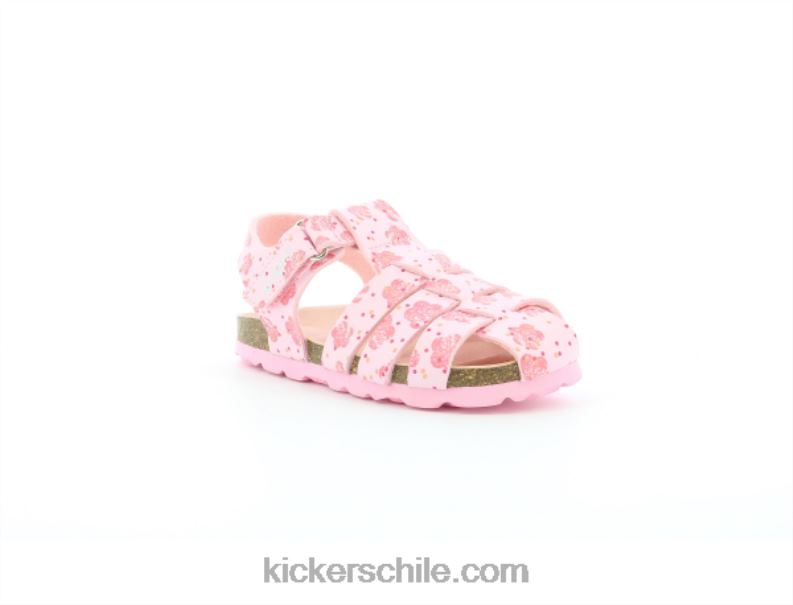 Kickers flor rosa bronceada 4PZ0T750 niños