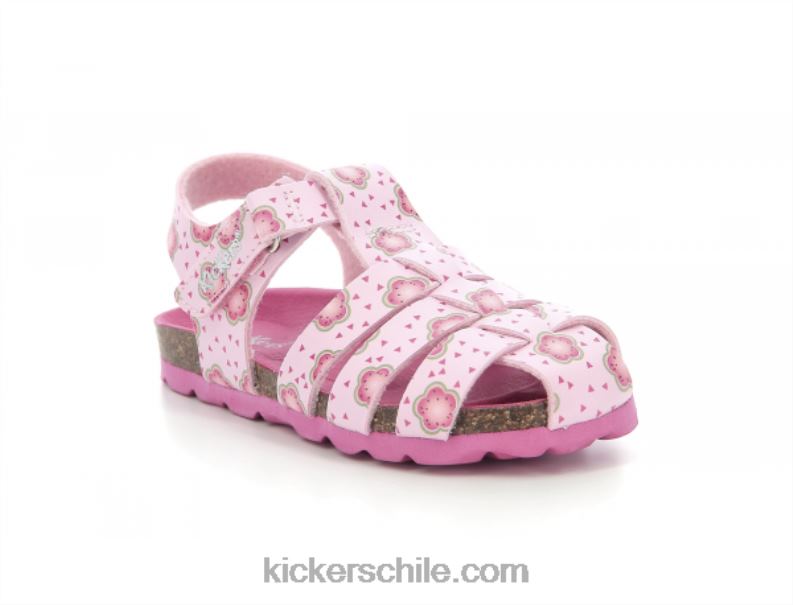 Kickers flor rosa claro bronceado 4PZ0T397 niños