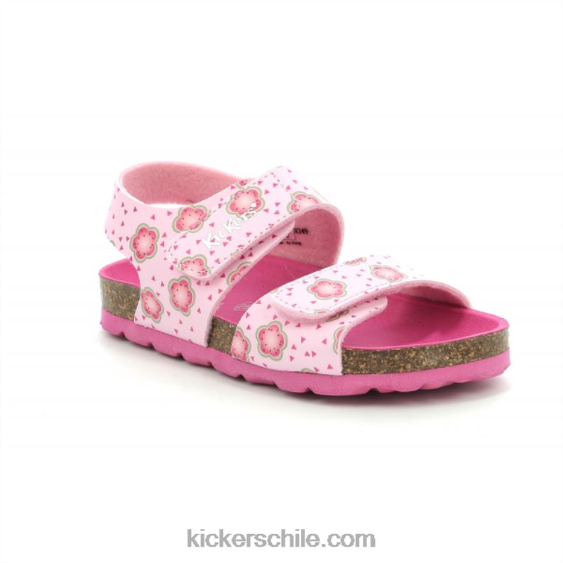 Kickers flor rosa claro summerkro 4PZ0T528 niños