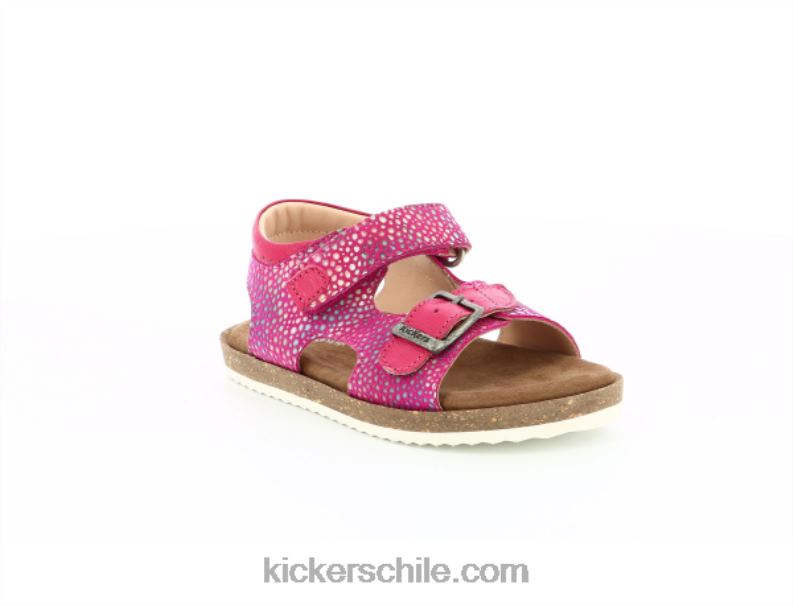 Kickers funkyo estampado rosa oscuro 4PZ0T409 niños