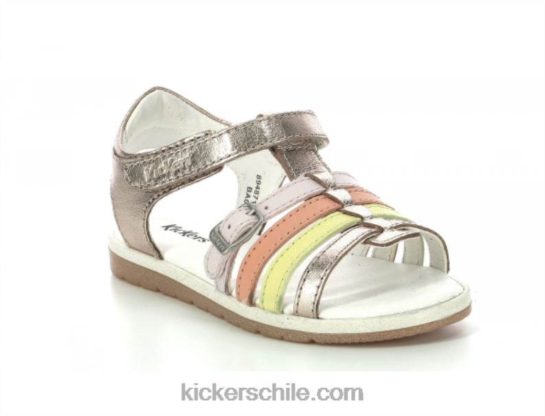 Kickers gilianna oro rosa naranja 4PZ0T479 niños