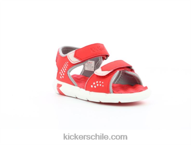 Kickers jumangap rojo blanco 4PZ0T744 niños